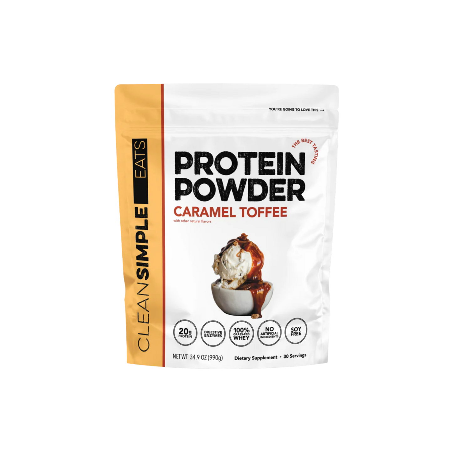 Protein Powder Caramel Toffee