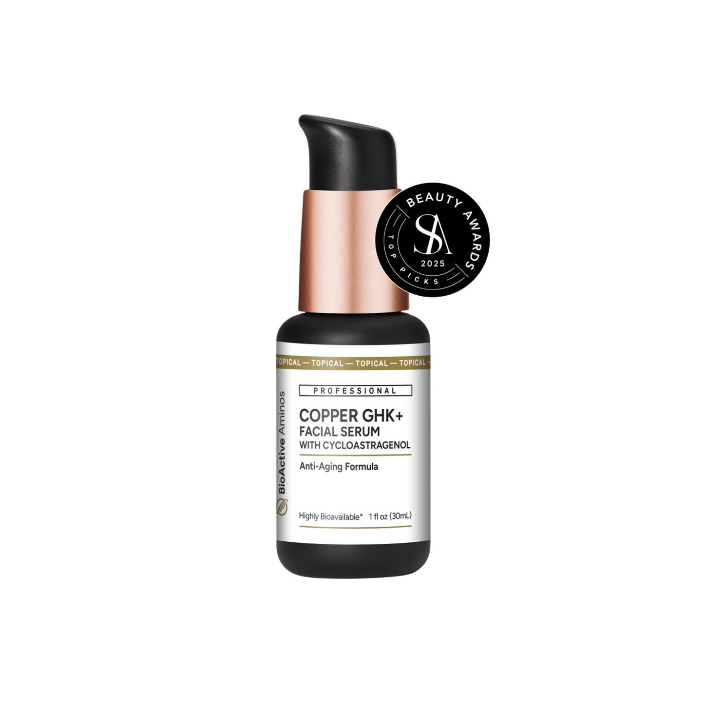 Copper GHK+ Facial Serum with Cycloastragenol