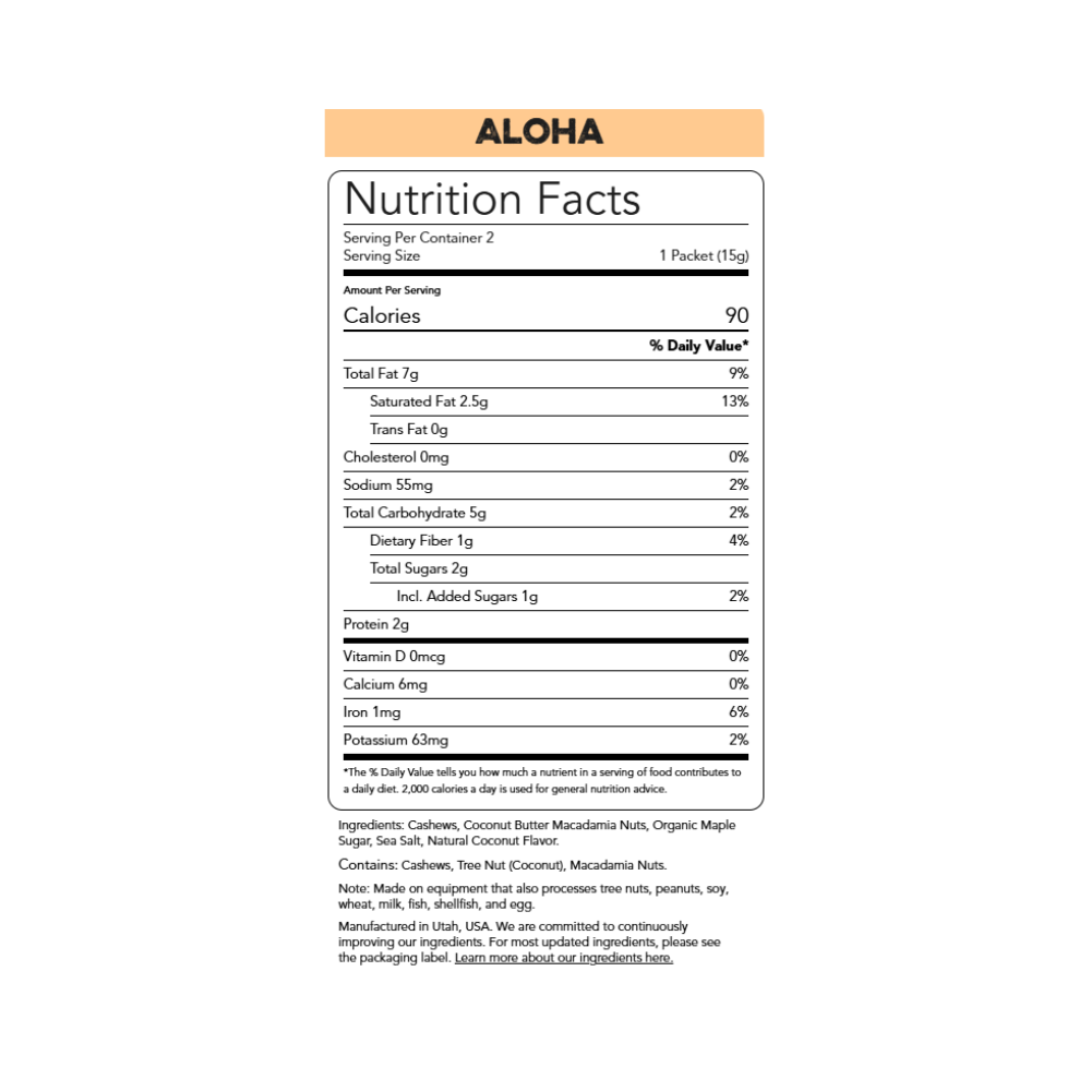 Flavored Nut Butter - Variety Pack