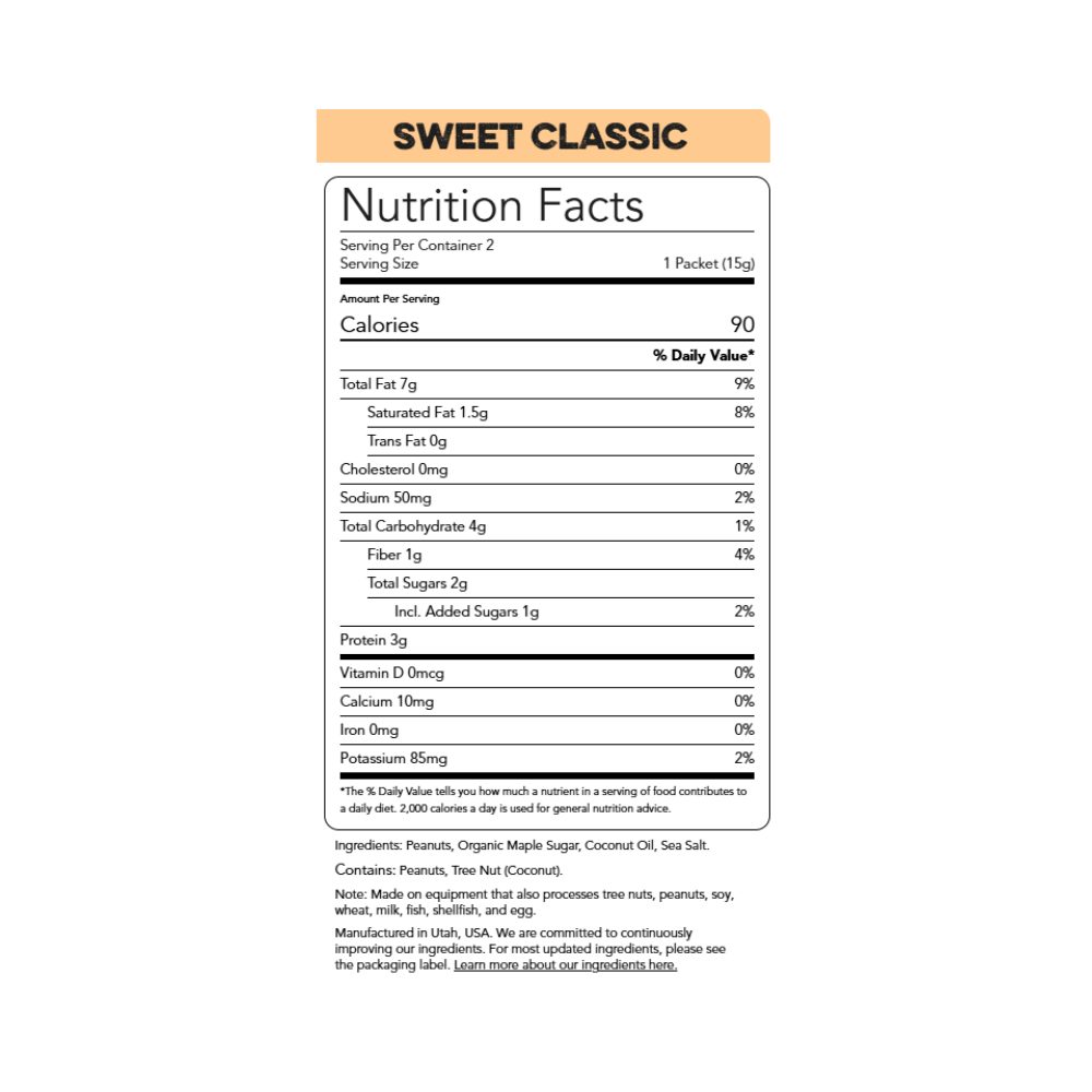 Flavored Nut Butter - Variety Pack