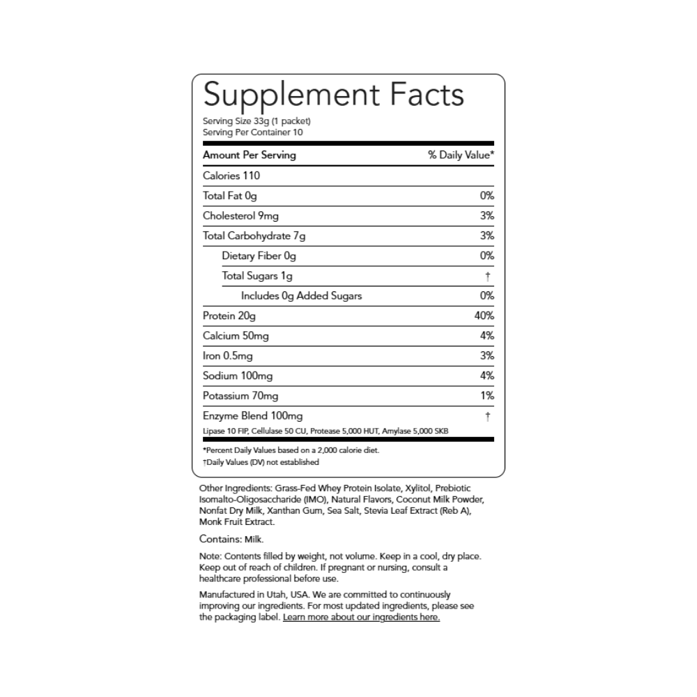 Protein Powder - Caramel Toffee