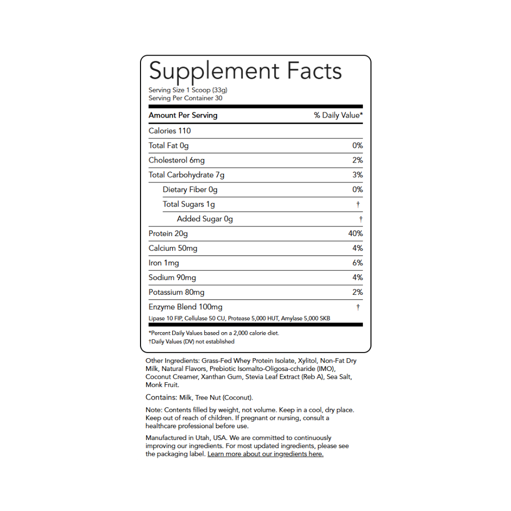 Protein Powder - Simply Vanilla