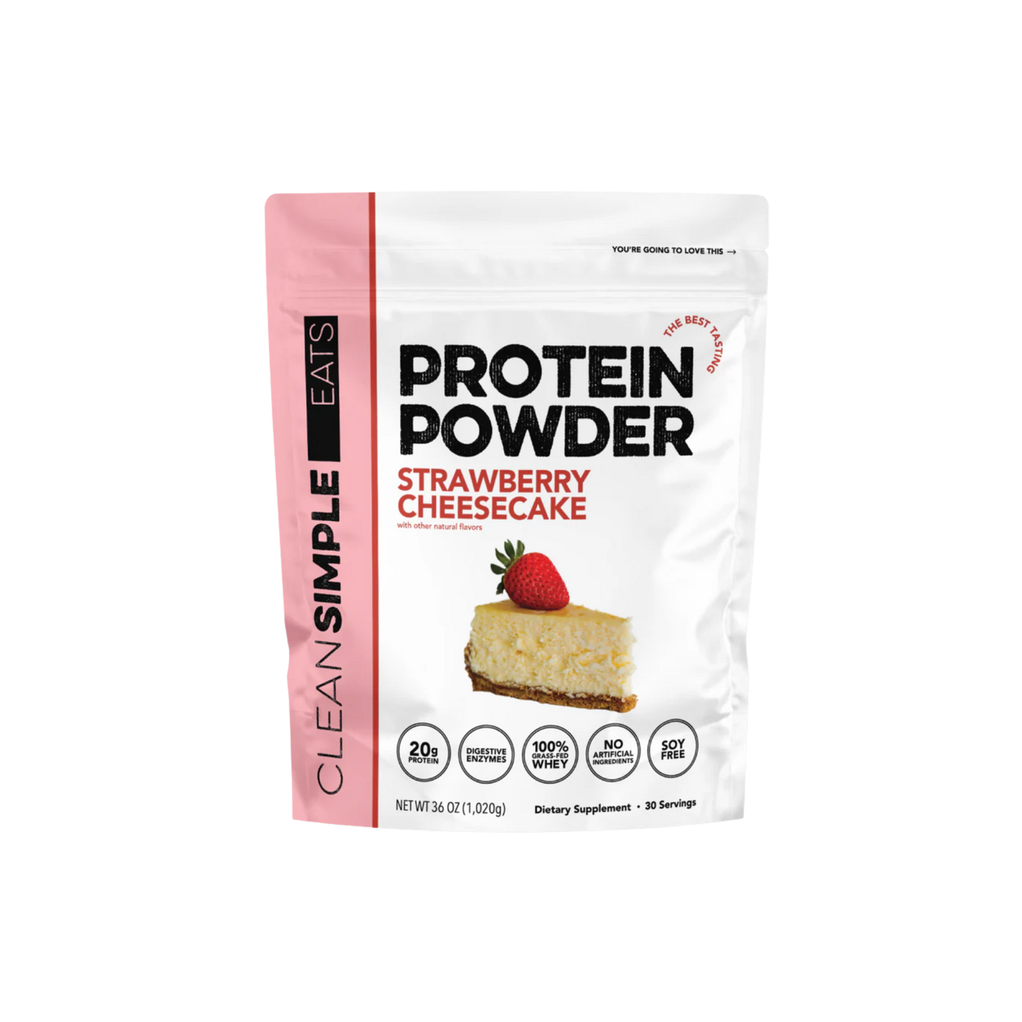 Protein Powder Strawberry Cheescake
