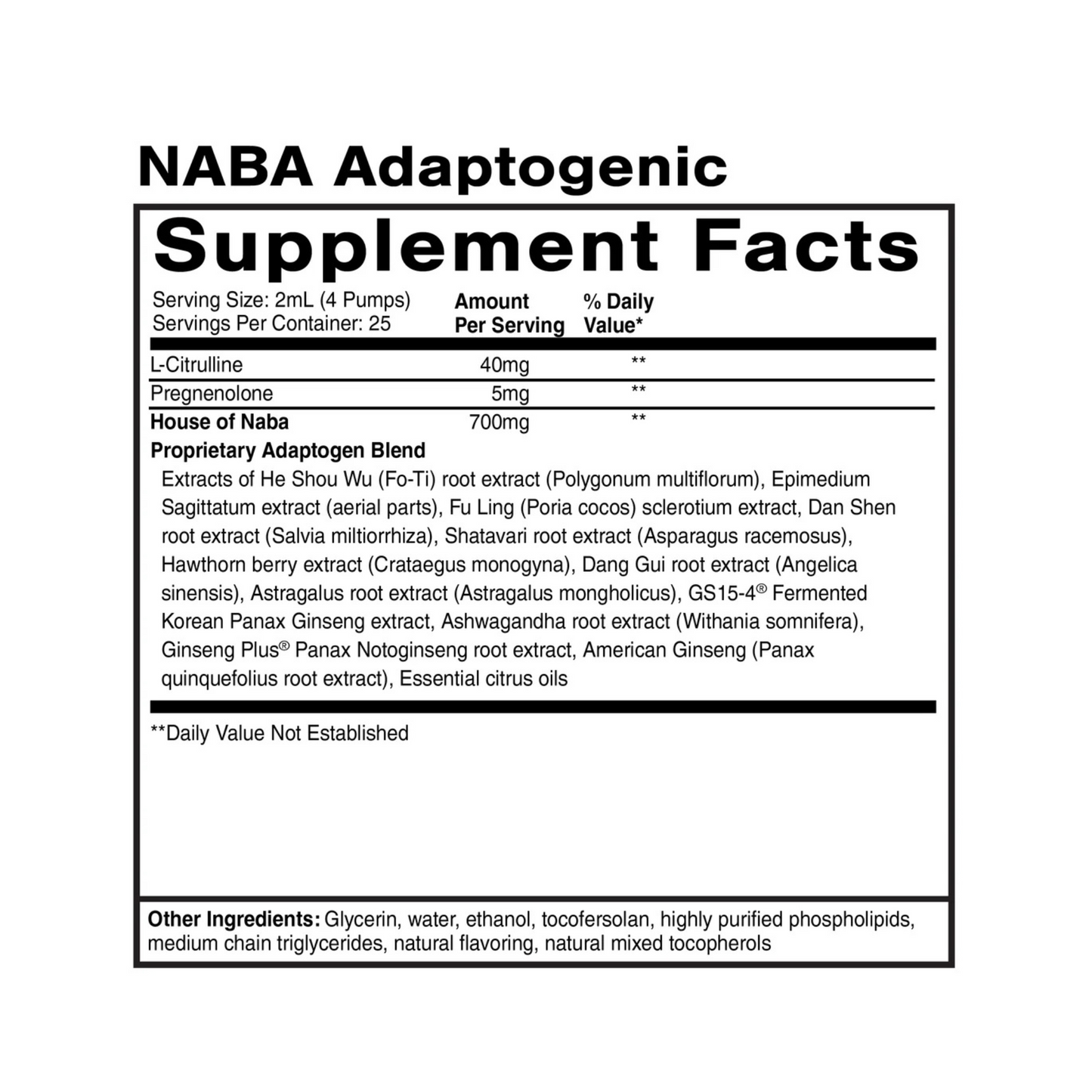 Adaptogenic Black Label Reserve Blend
