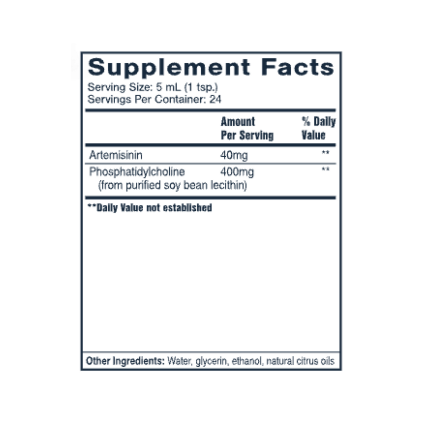 Artemisinin Emulsion