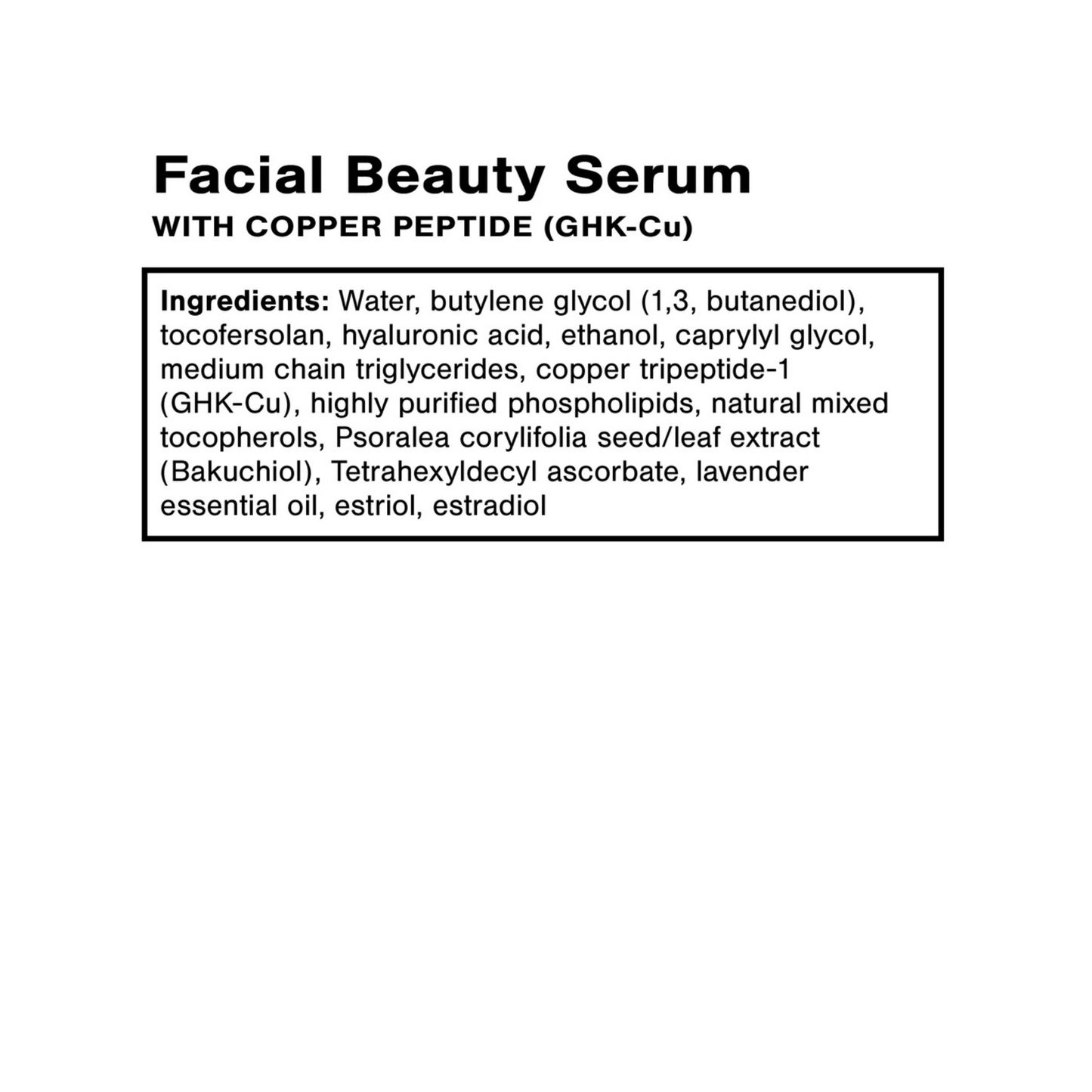 Facial Beauty Serum