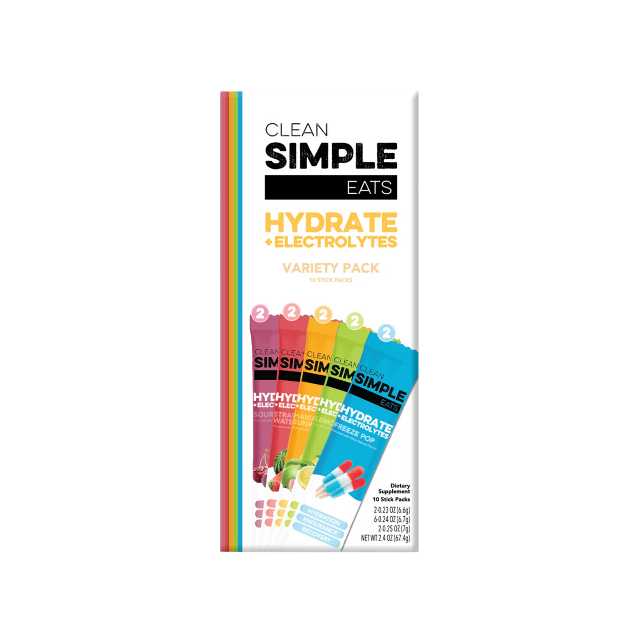 Hydrate + Electrolytes Variety Pack