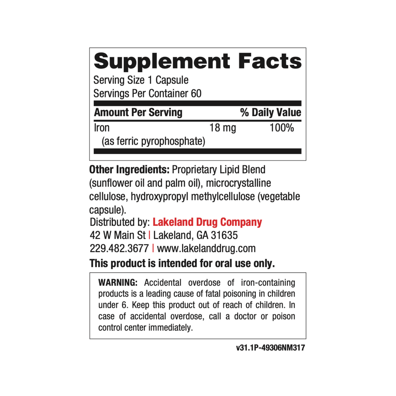 Liposomal Iron