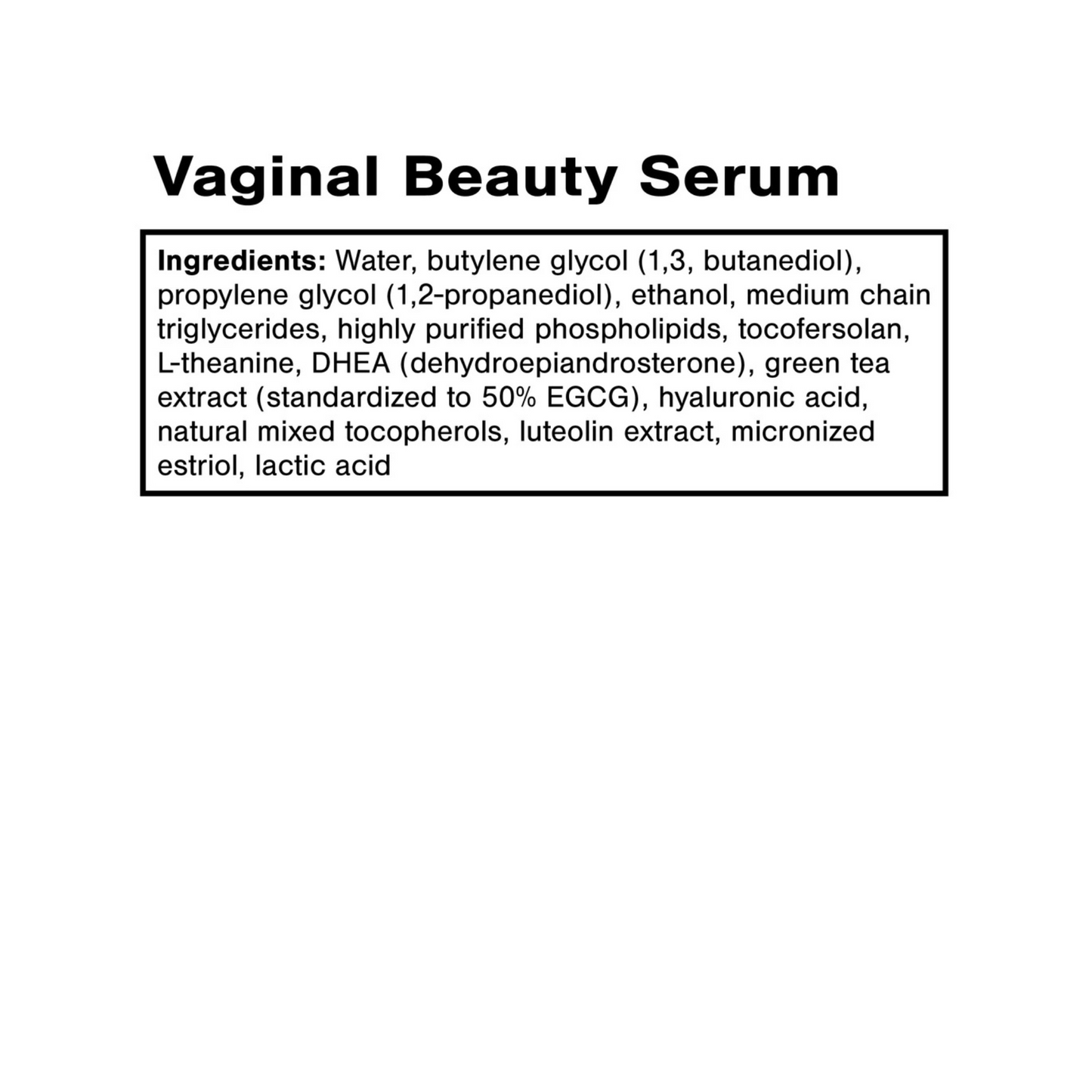 Vaginal Beauty Serum